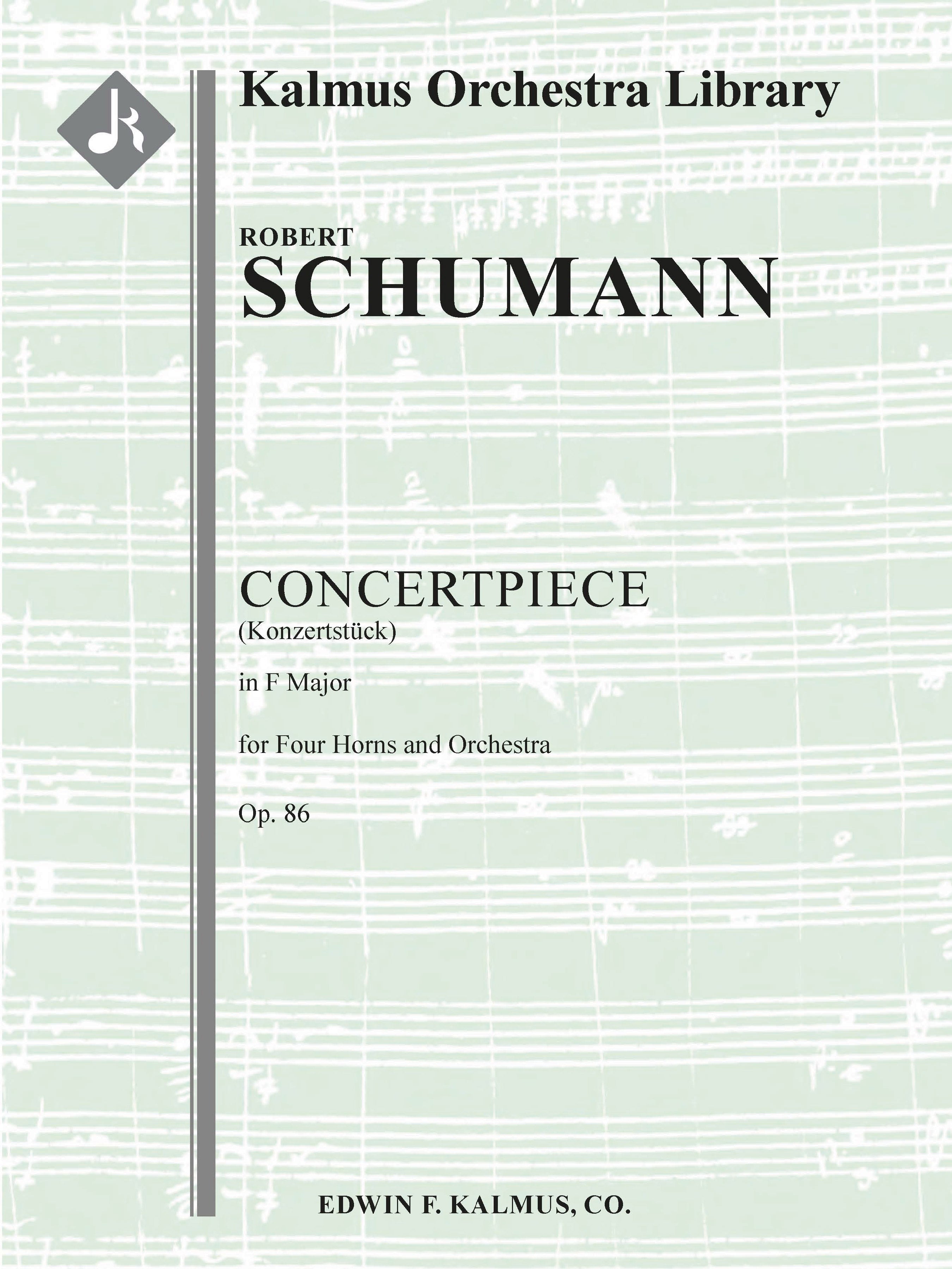 Concertpiece (Konzertstuck) in F for Four Horns and Orchestra, Op. 86 Cover Image