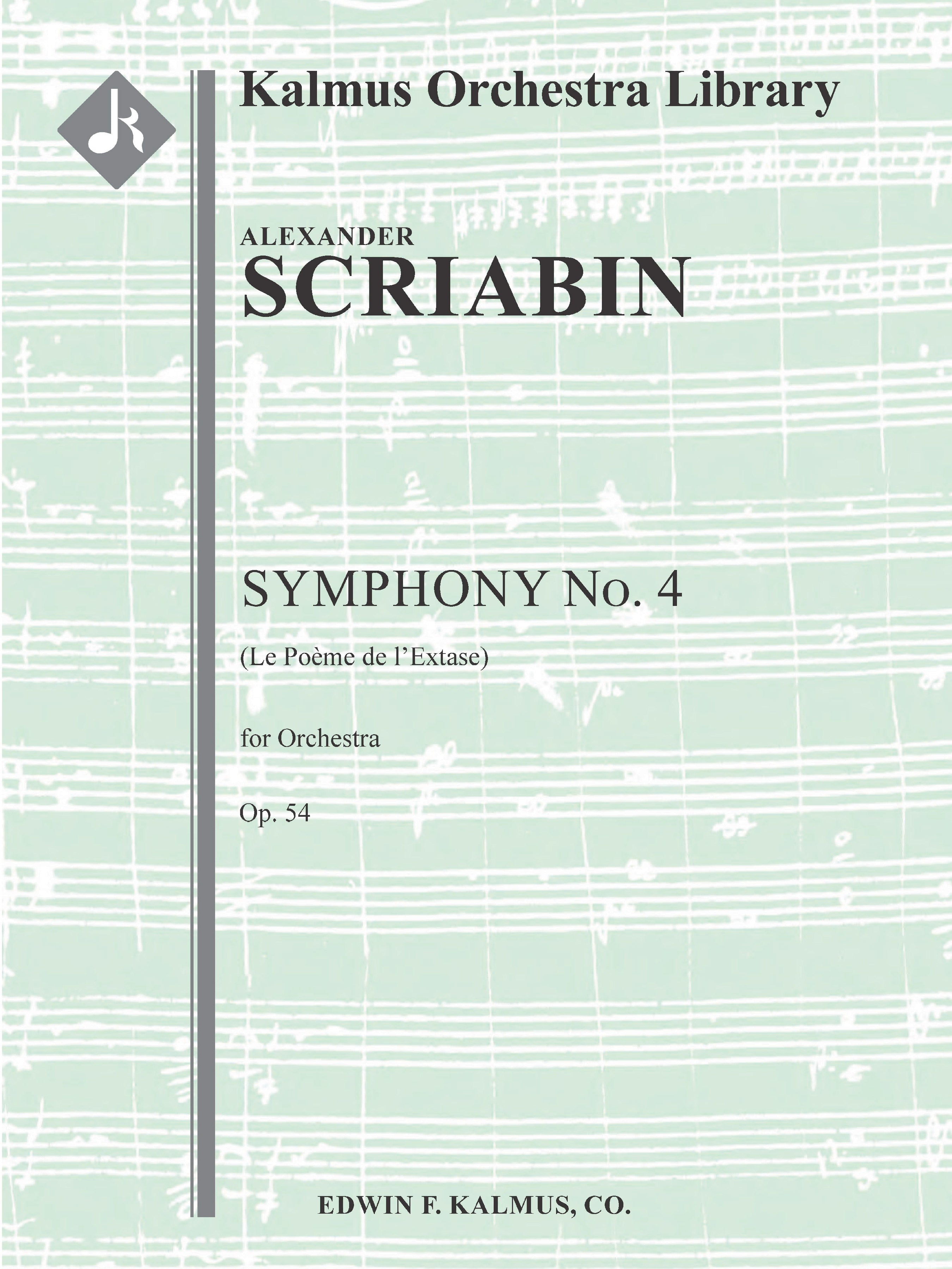 Symphony No. 4, Op. 54 (Le Poeme de l'Extase) Cover Image