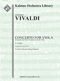 Concerto for Viola in G (Concerto for Viola d'Amore in D, RV 392) Cover Image