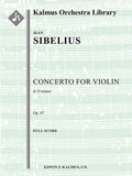 Concerto for Violin in D minor, Op. 47 Cover Image