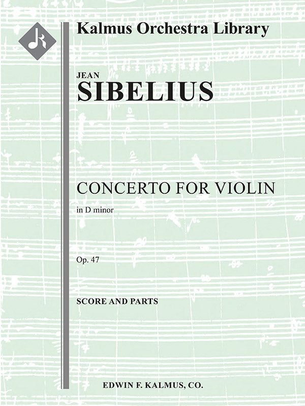 Concerto for Violin in D minor, Op. 47 Cover Image