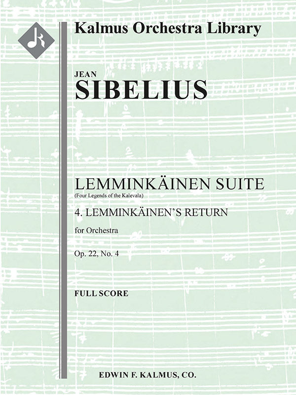 Lemminkainen Suite (Four Legends of the Kalevala), Op. 22, No. 4: Lemminkainen's Return Cover Image