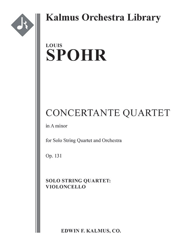 Concertante Quartet in A minor, Op. 131 Cover Image