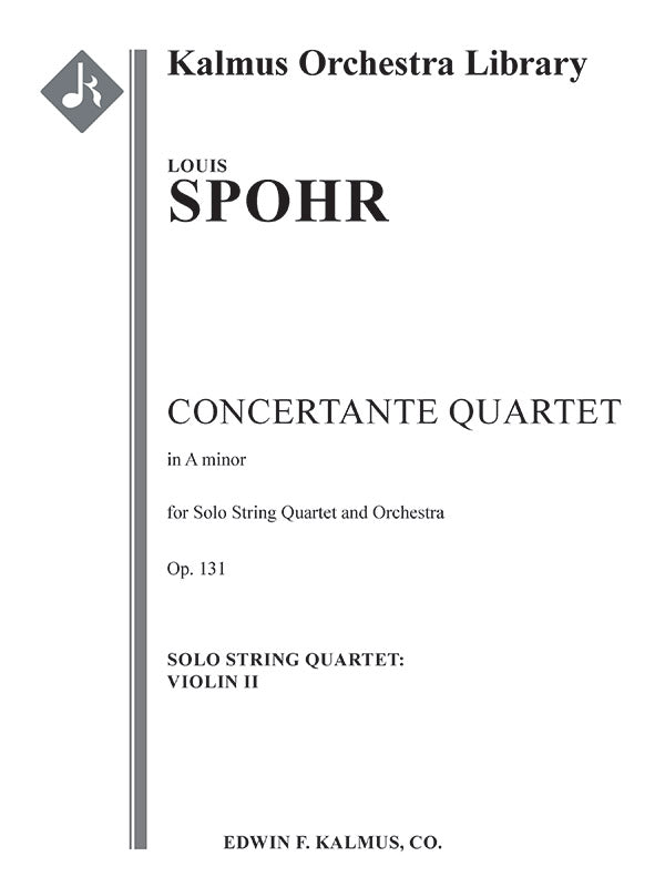 Concertante Quartet in A minor, Op. 131 Cover Image