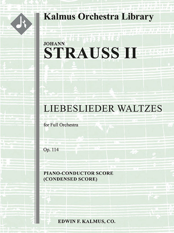 Liebeslieder Walzer (Waltzes), Op. 114 Cover Image