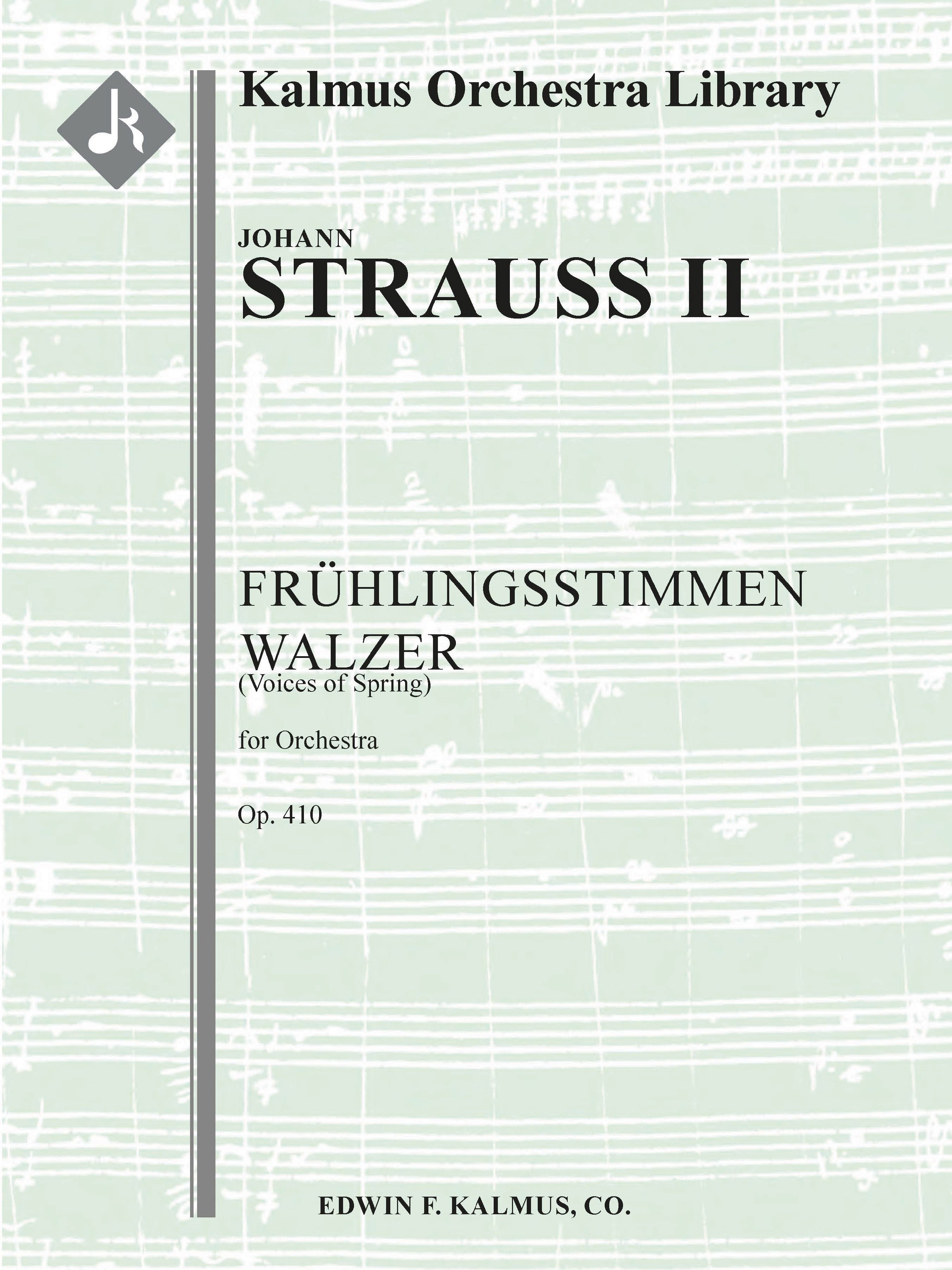 Fruehlingsstimmen Walzer, Op. 410 (Voices of Spring) [Dumont] Cover Image