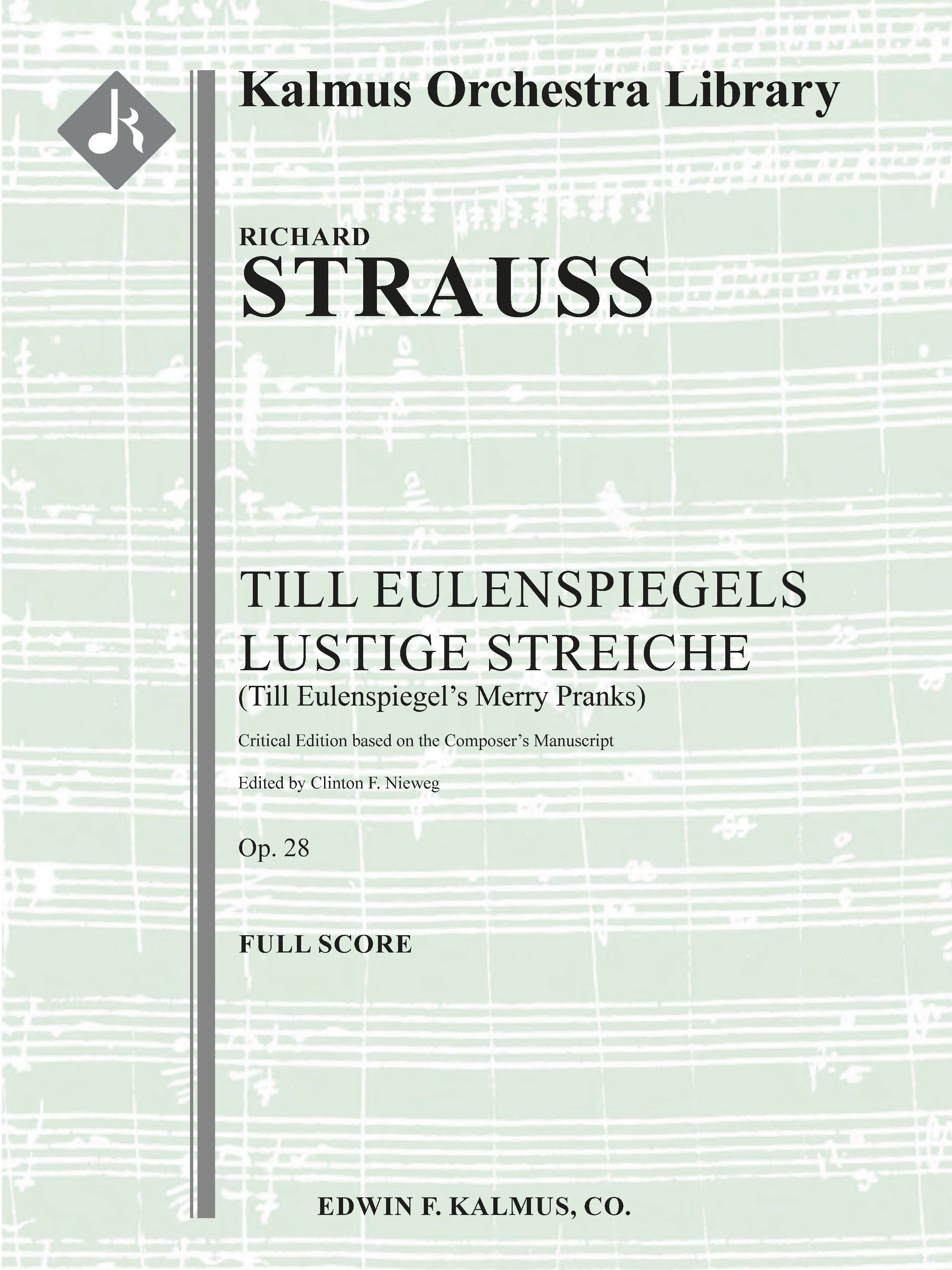 Till Eulenspiegel Lustige Streiche, Op. 28 Cover Image