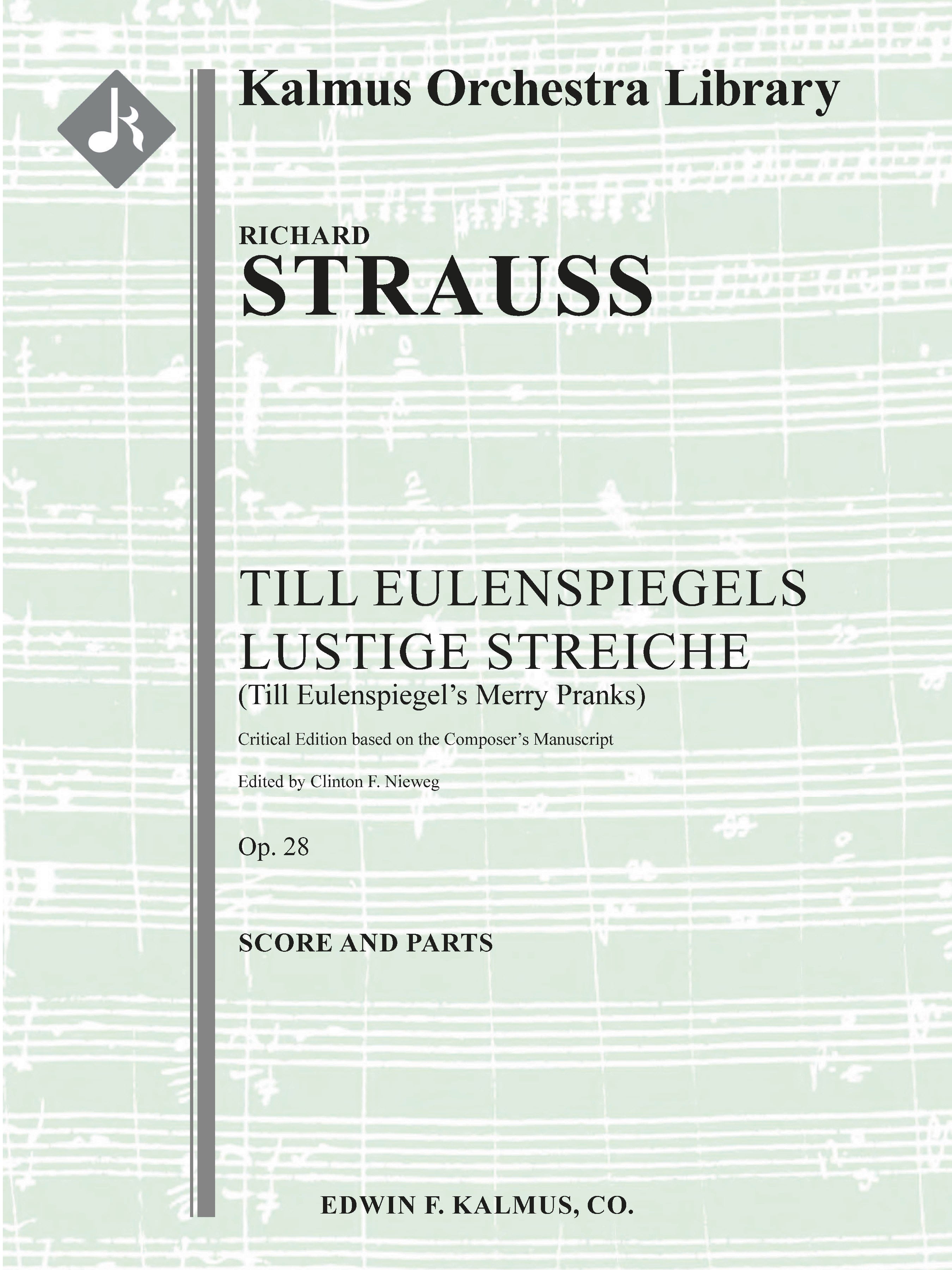 Till Eulenspiegel Lustige Streiche, Op. 28 Cover Image