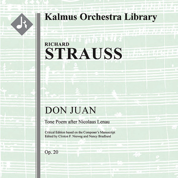 Don Juan, Op. 20 (critical edition) Cover Image