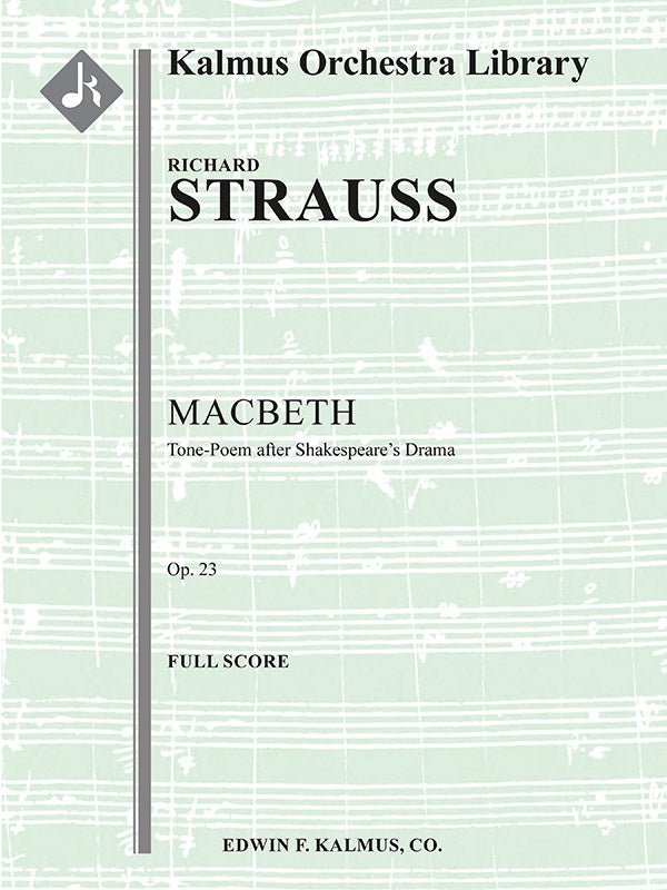 Macbeth: Tone-Poem after Shakespeare's Drama, Op. 23 Cover Image