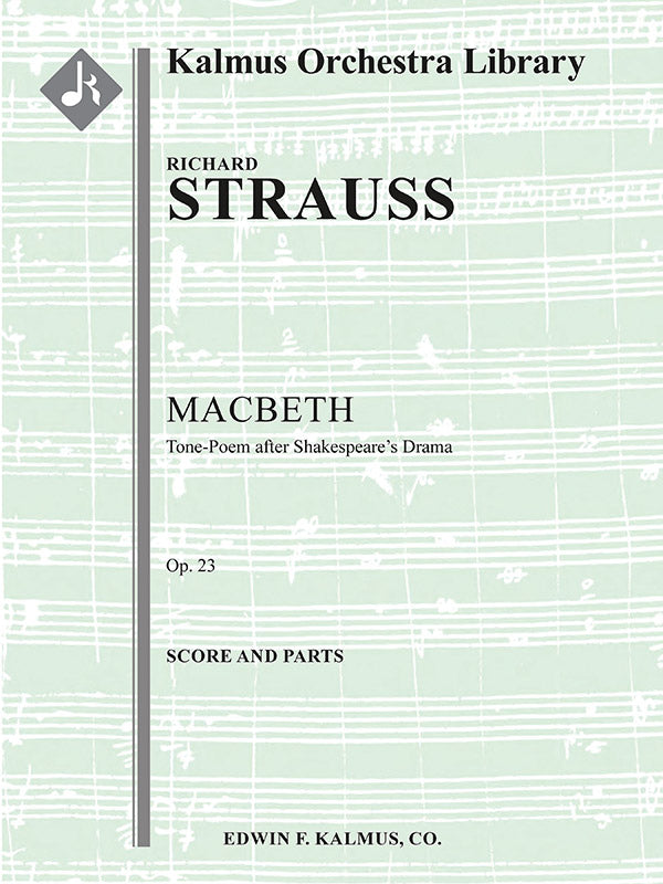 Macbeth: Tone-Poem after Shakespeare's Drama, Op. 23 Cover Image