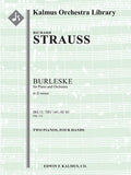 Burleske in D minor for Piano and Orchestra, IRS 11 (TrV 145; AV 85) Cover Image