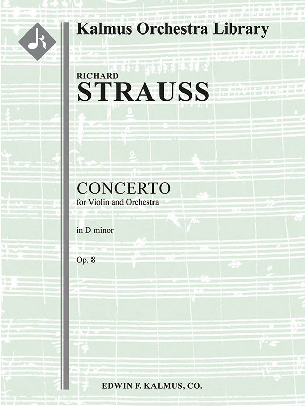 Concerto for Violin in D minor, Op. 8 Cover Image
