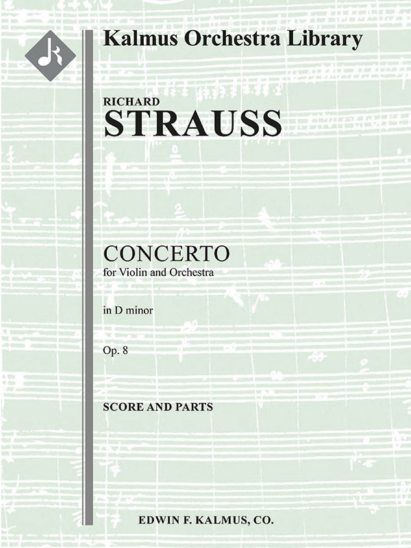 Concerto for Violin in D minor, Op. 8 Cover Image