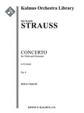 Concerto for Violin in D minor, Op. 8 Cover Image