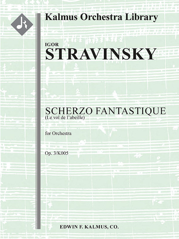 Scherzo Fantastique, Op. 3/K005 (Le vol de l'abeille) Cover Image