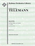 Suite for Flute, Strings and Continuo in A minor, No. 2, TWV 55: a2 Cover Image