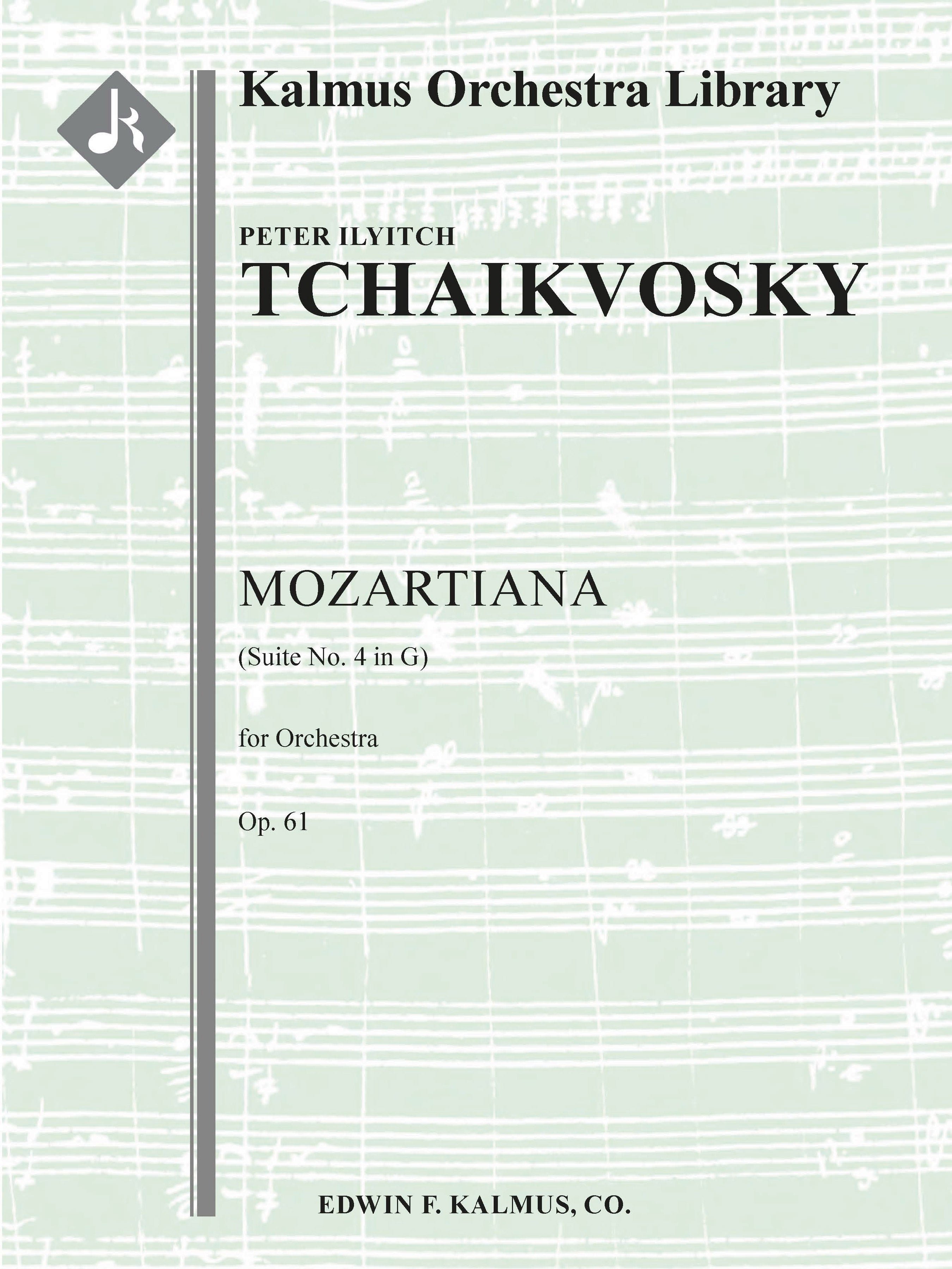 Mozartiana, Op. 61 (Suite No. 4 in G) Cover Image