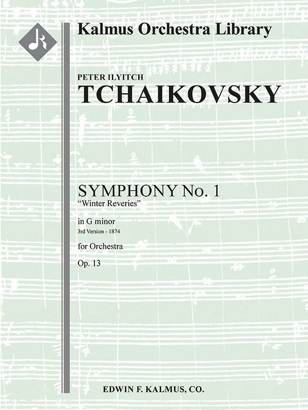 Symphony No. 1 in G minor, Op. 13: Winter Reveries (3rd version) Cover Image