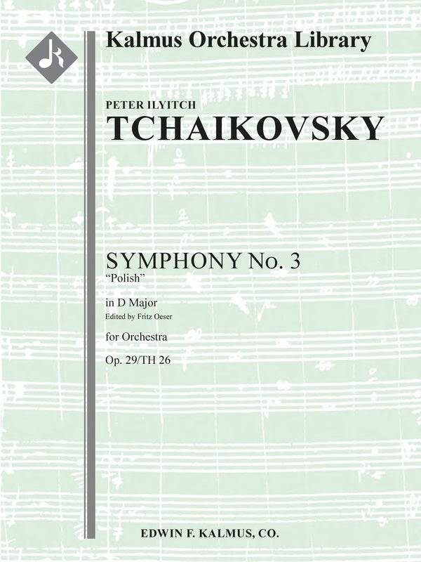 Symphony No. 3 in D, Op. 29/TH 26 (Polish) Cover Image