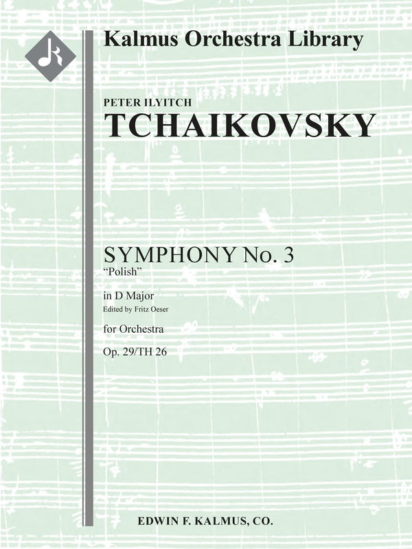 Symphony No. 3 in D, Op. 29/TH 26 (Polish) Cover Image