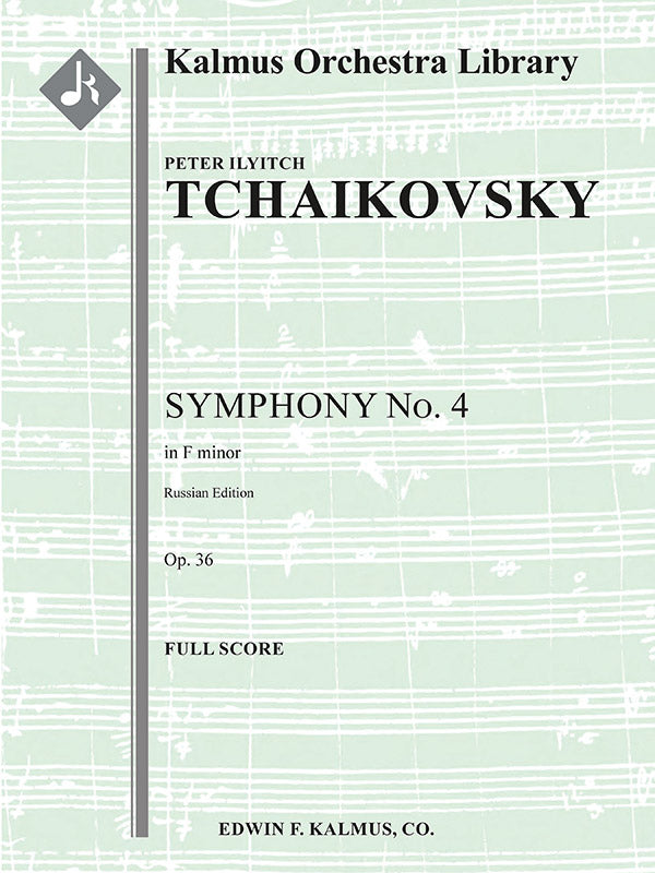 Symphony No. 4 in F minor, Op. 36 (Russian Edition) Cover Image
