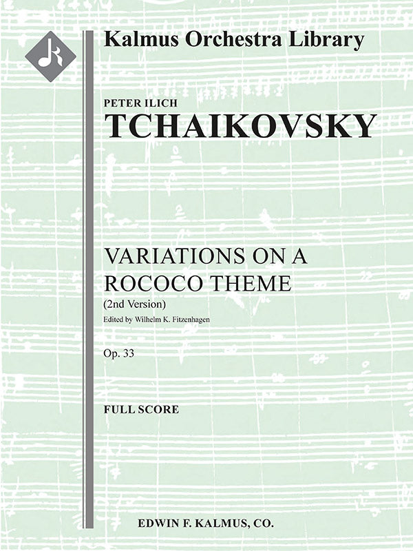 Variations on a Rococo Theme, Op. 33 (2nd version) Cover Image