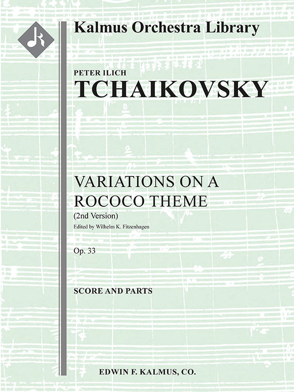 Variations on a Rococo Theme, Op. 33 (2nd version) Cover Image