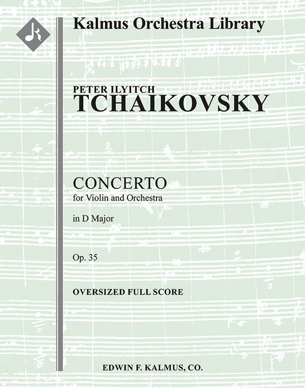 Concerto for Violin in D, Op. 35 Cover Image