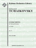 Concerto for Violin in D, Op. 35 Cover Image