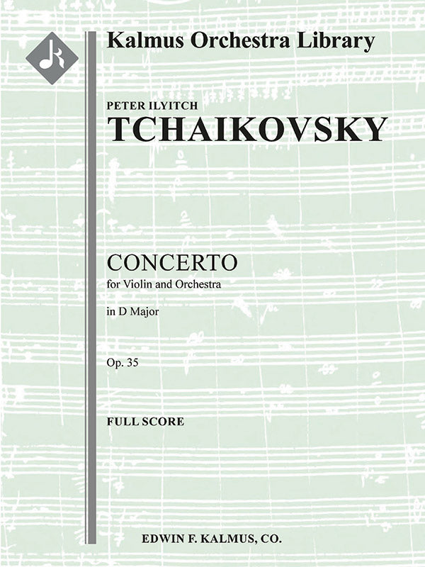 Concerto for Violin in D, Op. 35 Cover Image