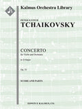 Concerto for Violin in D, Op. 35 Cover Image