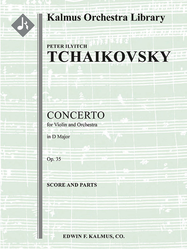 Concerto for Violin in D, Op. 35 Cover Image