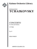 Concerto for Violin in D, Op. 35 Cover Image