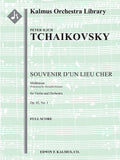 Souvenir d'un Lieu Cher, Op. 42, No. 1: Meditation Cover Image
