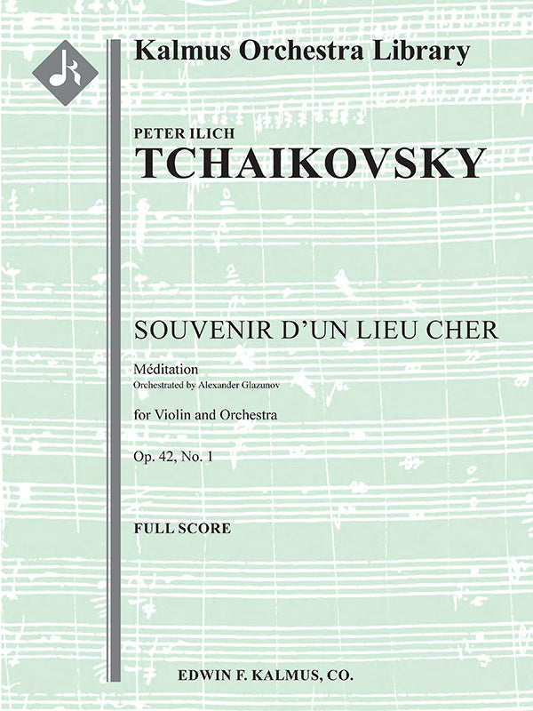 Souvenir d'un Lieu Cher, Op. 42, No. 1: Meditation Cover Image
