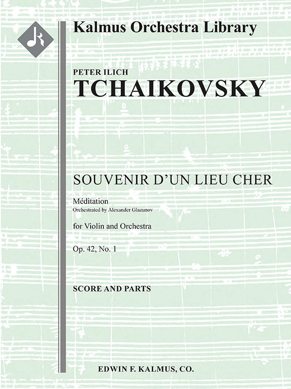 Souvenir d'un Lieu Cher, Op. 42, No. 1: Meditation Cover Image