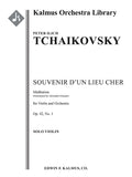 Souvenir d'un Lieu Cher, Op. 42, No. 1: Meditation Cover Image