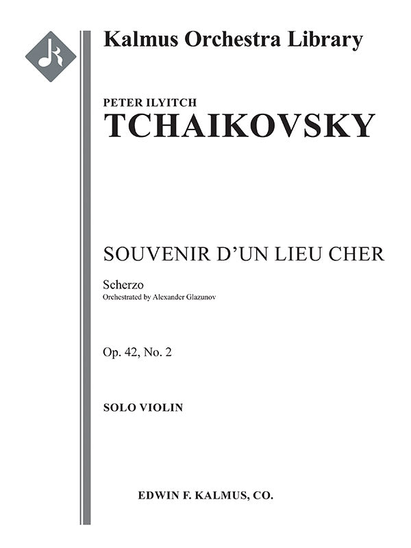 Souvenir d'un Lieu Cher, Op. 42, No. 2: Scherzo Cover Image
