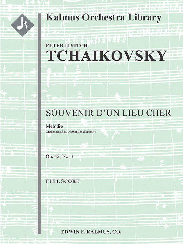 Souvenir d'un Lieu Cher, Op. 42; No. 3: Melodie Cover Image