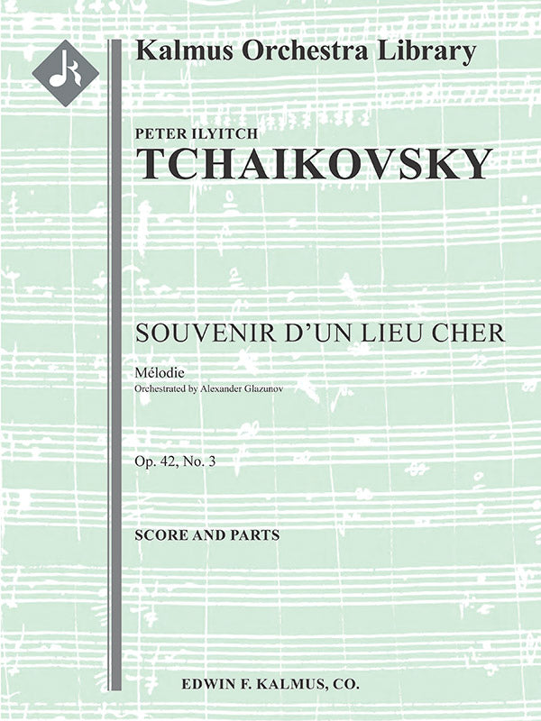 Souvenir d'un Lieu Cher, Op. 42; No. 3: Melodie Cover Image