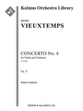 Concerto for Violin No. 4 in D minor, Op. 31 Cover Image