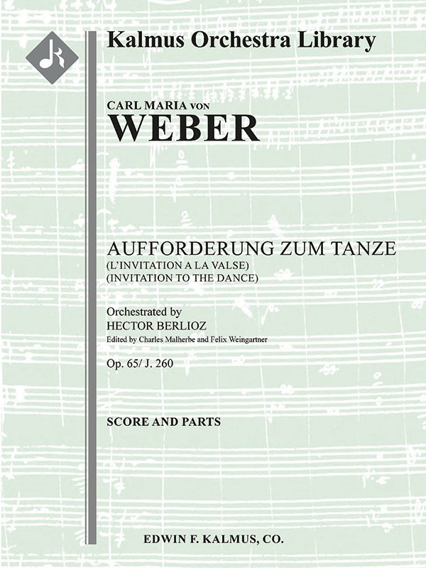 Aufforderung zum Tanze, Op. 65/ J. 260 (L'Invitation a la Valse; Invitation to the Dance) Cover Image