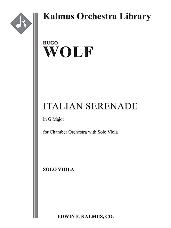 Italian (Italianische) Serenade Cover Image