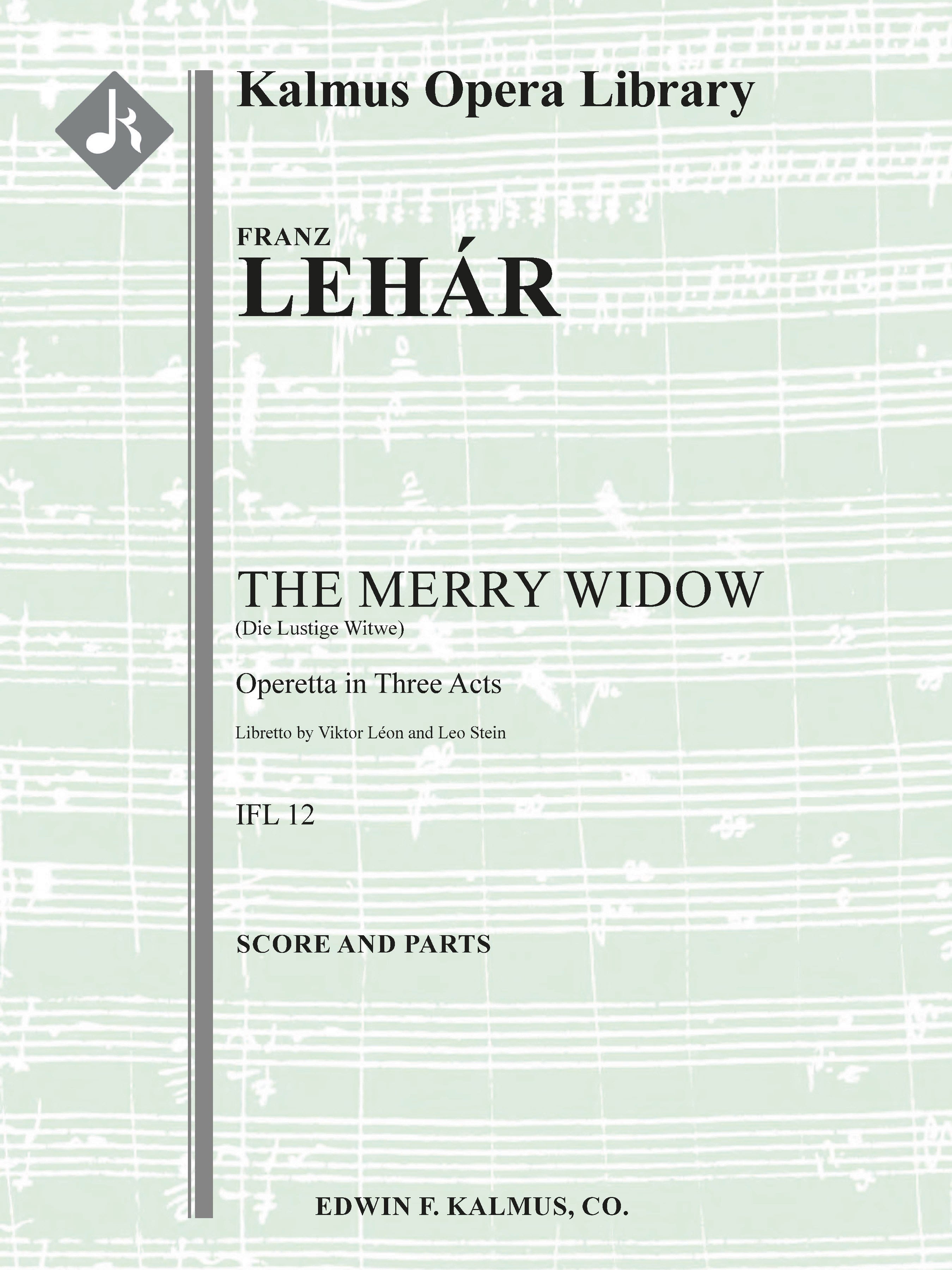 Lustige Witwe, Die (The Merry Widow) Cover Image