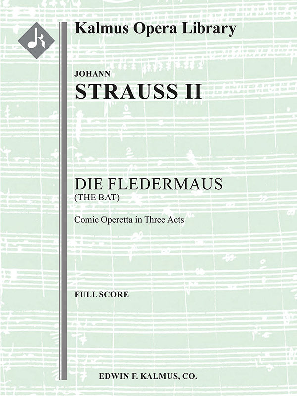 Die Fledermaus (The Bat) (complete opera) Cover Image