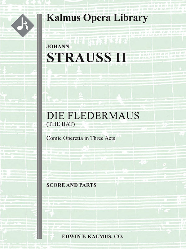 Die Fledermaus (The Bat) (complete opera) Cover Image