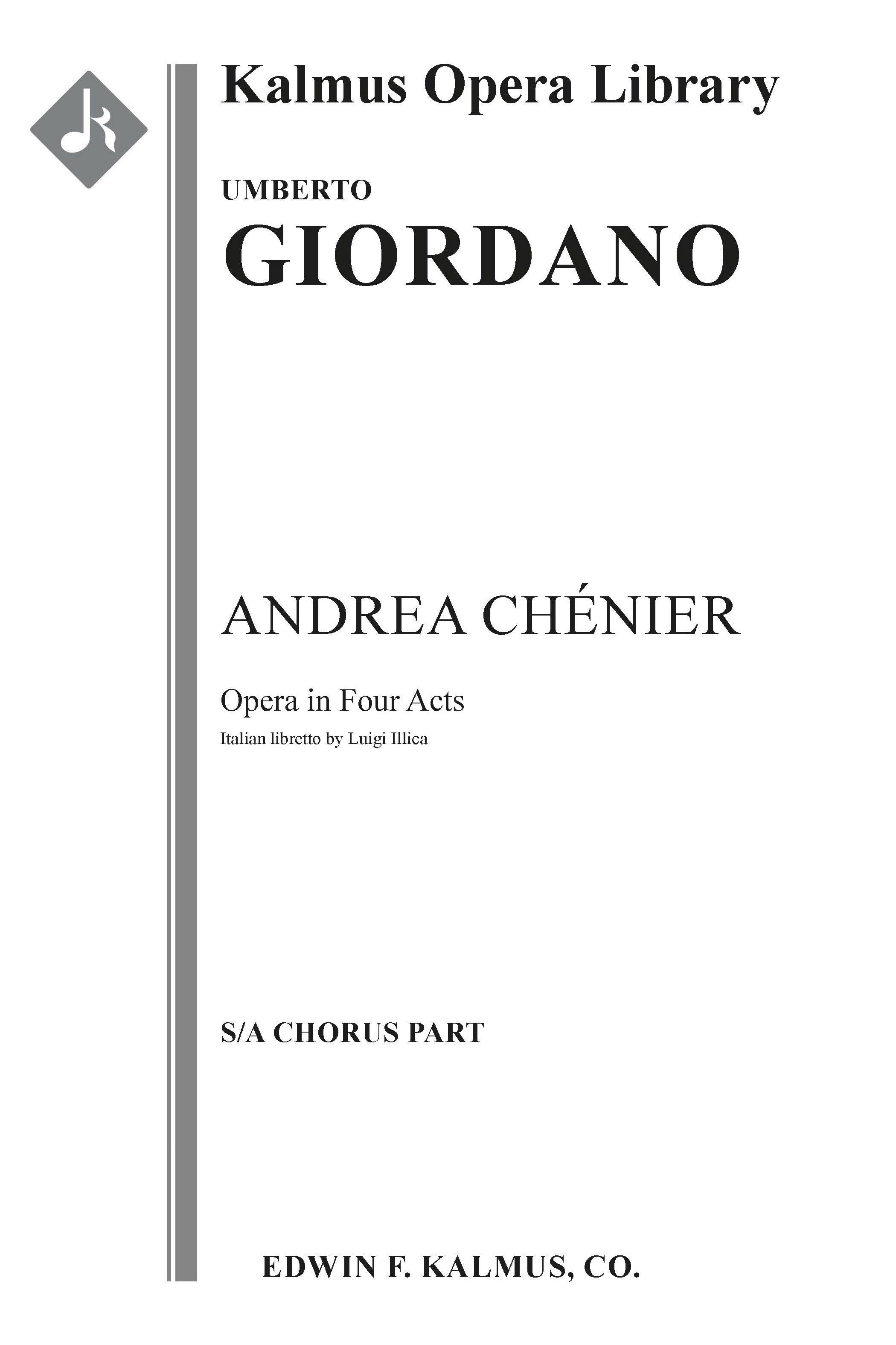 Andrea Chenier (complete) Cover Image