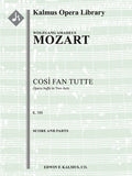 Cosi fan Tutte, K. 588 (Complete Opera) Cover Image