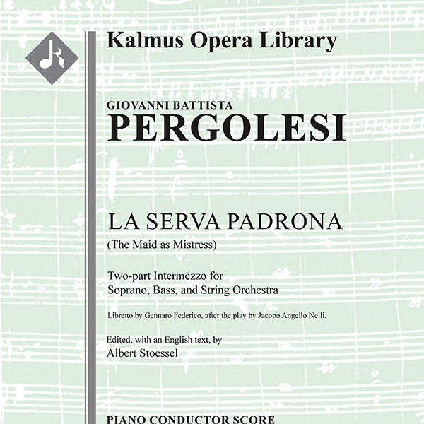 La Serva Padrona (The Maid as Mistress) [English text] Cover Image